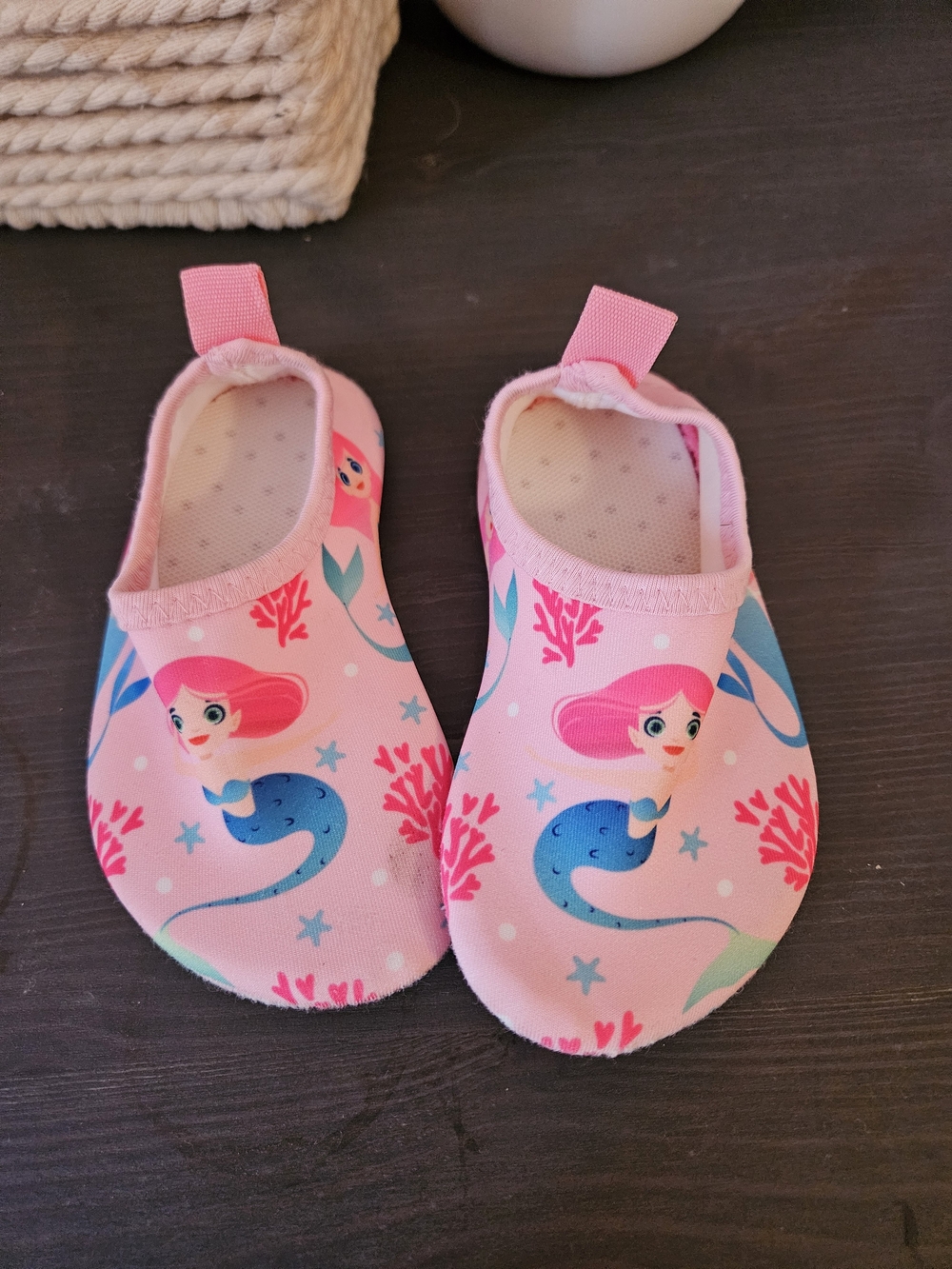 Pink Mermaid Kids Water Shoes